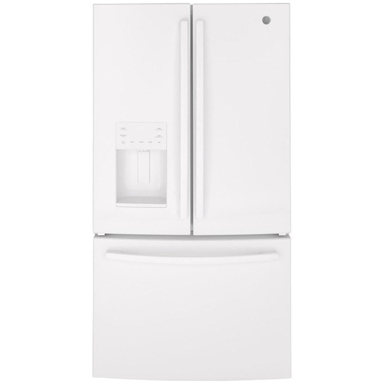 GE Appliances GE French Door Refrigerators GE® ENERGY STAR® 25.6 Cu. Ft. French-Door Re