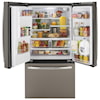 GE Appliances GE French Door Refrigerators GE® ENERGY STAR® 25.6 Cu. Ft. French-Door Re