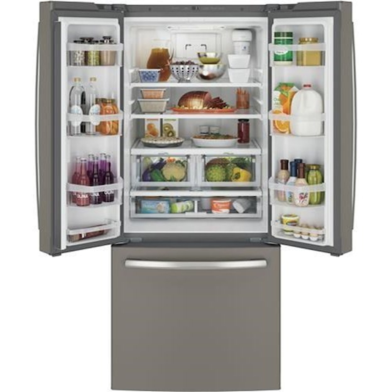 GE Appliances GE French Door Refrigerators 20.8 Cu. Ft. French-Door Refrigerator