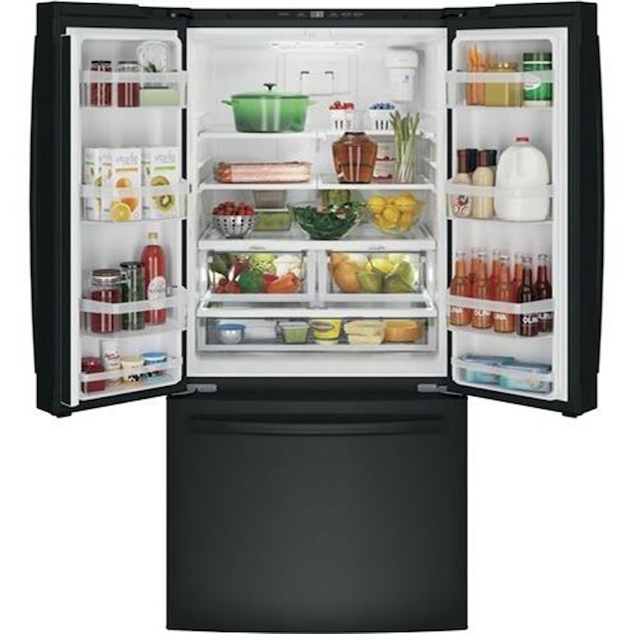 GE Appliances GE French Door Refrigerators 24.8 Cu. Ft. French-Door Refrigerator