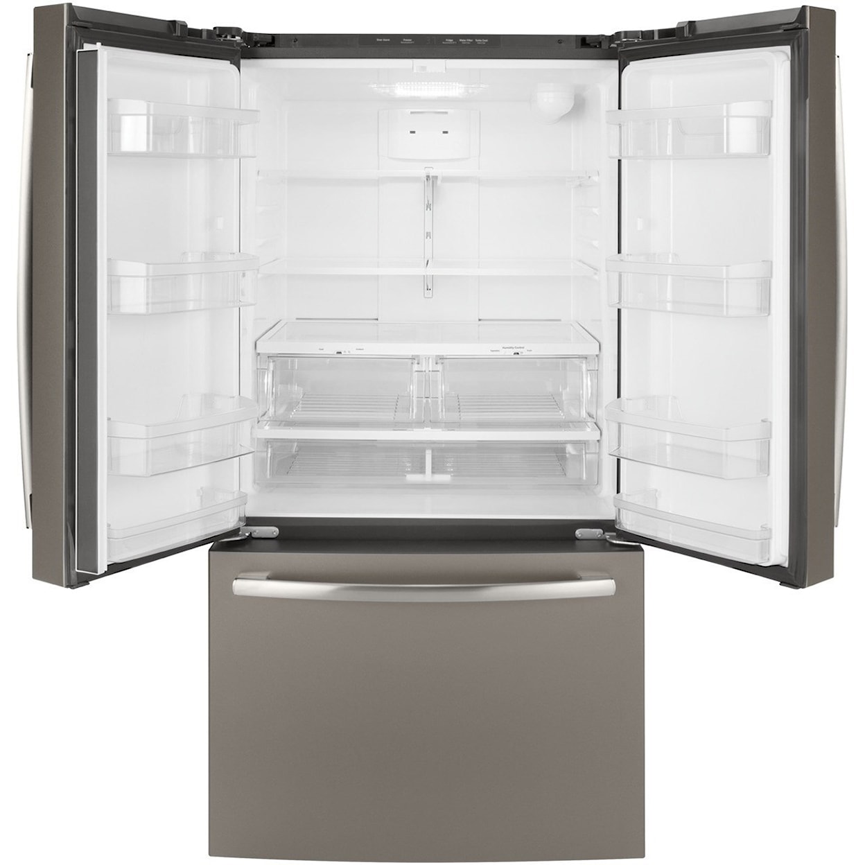 GE Appliances GE French Door Refrigerators GE® ENERGY STAR® 27.0 Cu. Ft. French-Door Re