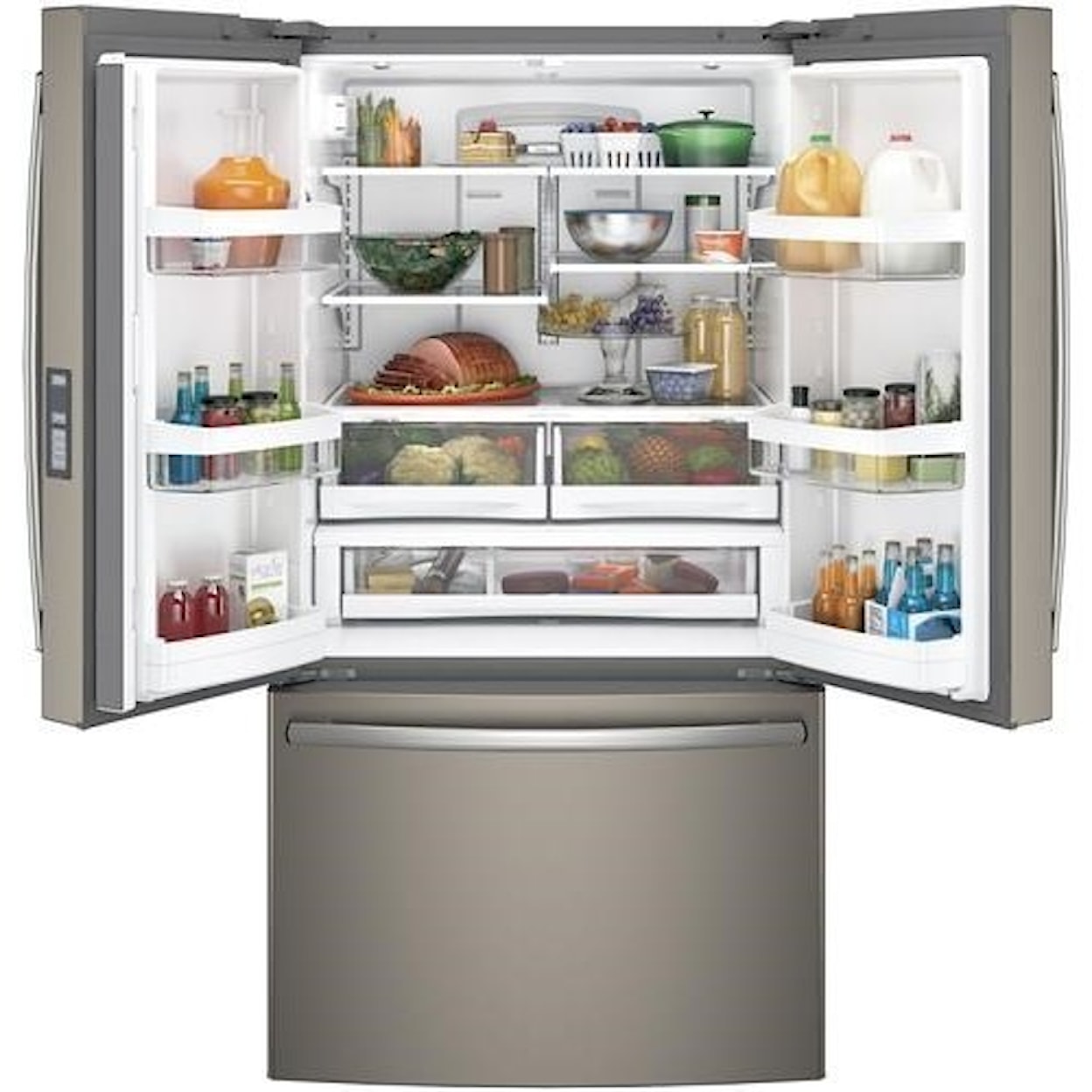 GE Appliances GE French Door Refrigerators GE® Series ENERGY STAR® 28.5 Cu. Ft. French-