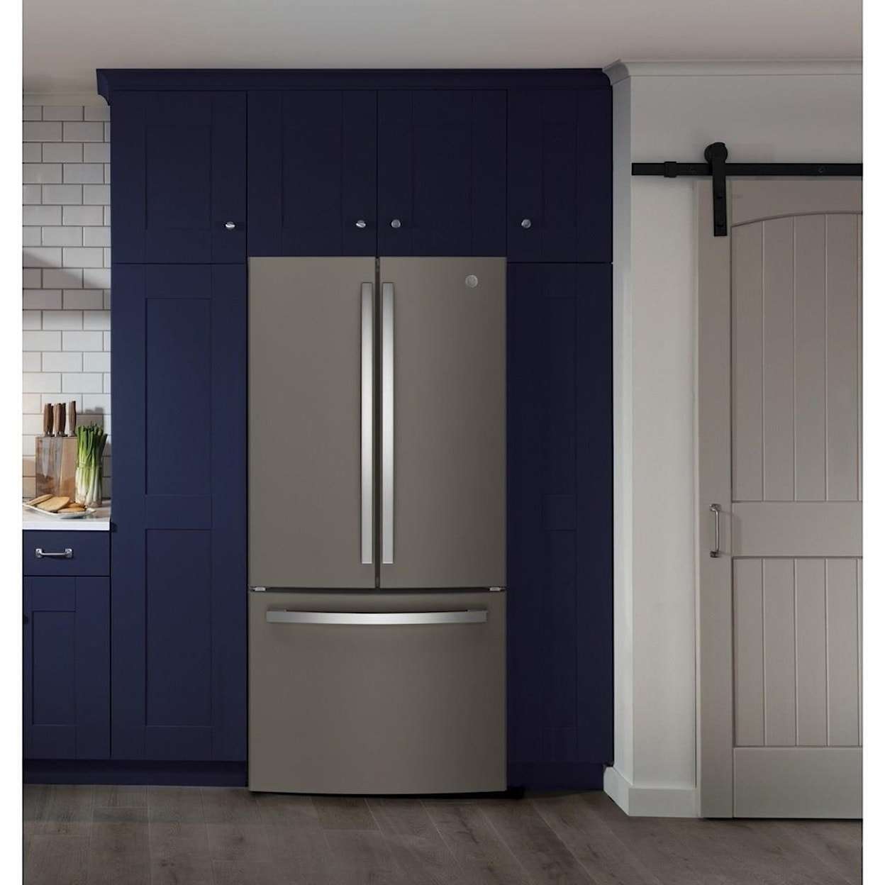 GE Appliances GE French Door Refrigerators GE® ENERGY STAR® 18.6 Cu. Ft. Counter-Depth 