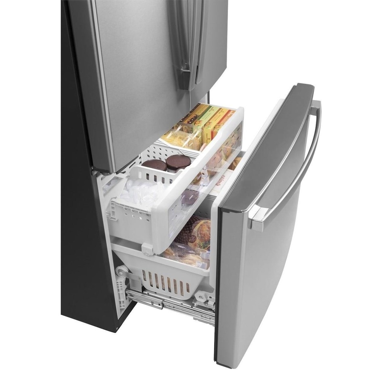 GE Appliances GE French Door Refrigerators GE® ENERGY STAR® 23.1 Cu. Ft. Counter-Depth 