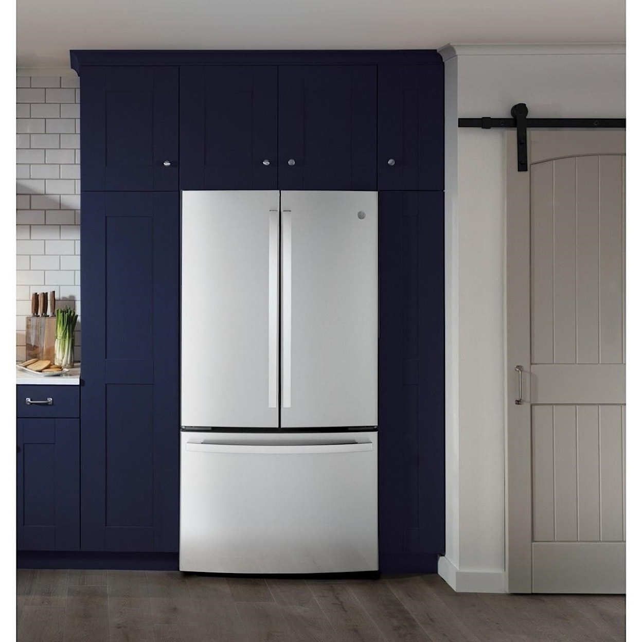 GE Appliances GE French Door Refrigerators GE® ENERGY STAR® 23.1 Cu. Ft. Counter-Depth 