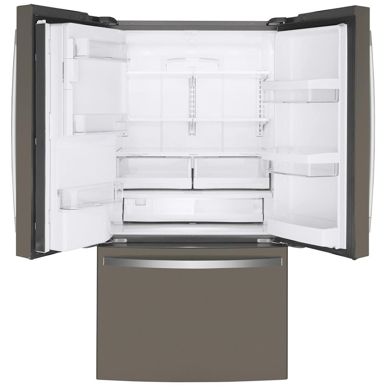 GE Appliances GE French Door Refrigerators GE® ENERGY STAR® 22.1 Cu. Ft. Counter-Depth 