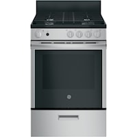 24" Steam Clean Free-Standing/Slide-in Gas Range