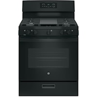 30" Free-Standing Gas Range with Non-Stick Griddle