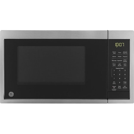 GE® 0.9 Cu. Ft. Capacity Smart Countertop Microwave Oven with Scan-To-Cook Technology