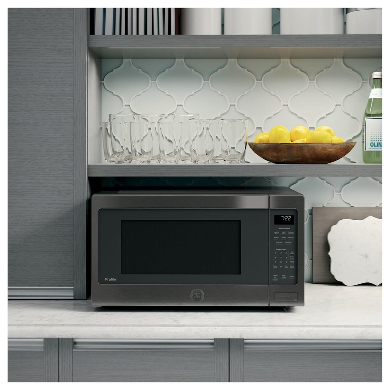 GE Appliances GE Microwaves GE Profile™ 2.2 Cu. Ft. Countertop Sensor Mi