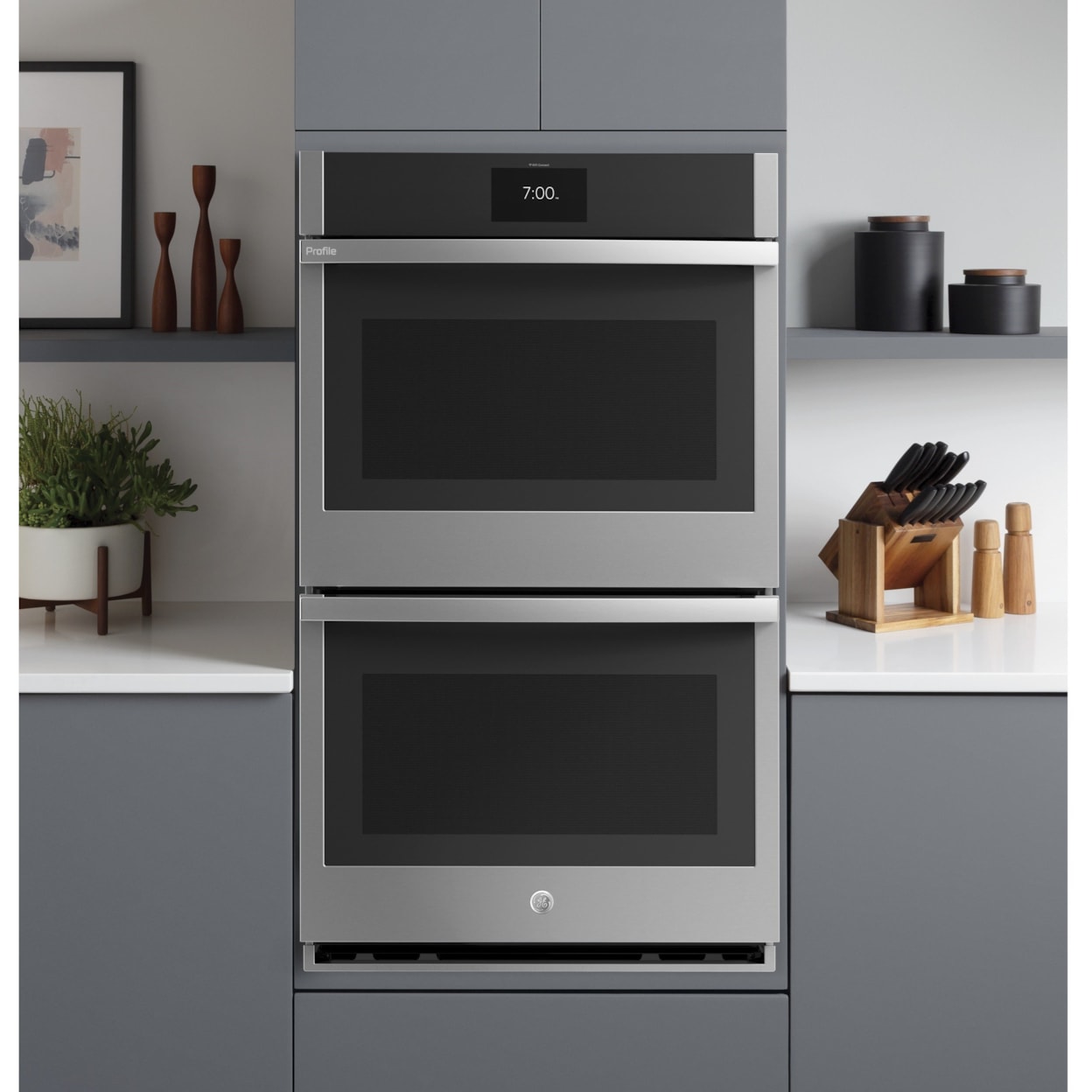 GE Appliances GE Profile Electric Wall Ovens Profile™ 30" Smart Convection Double Oven