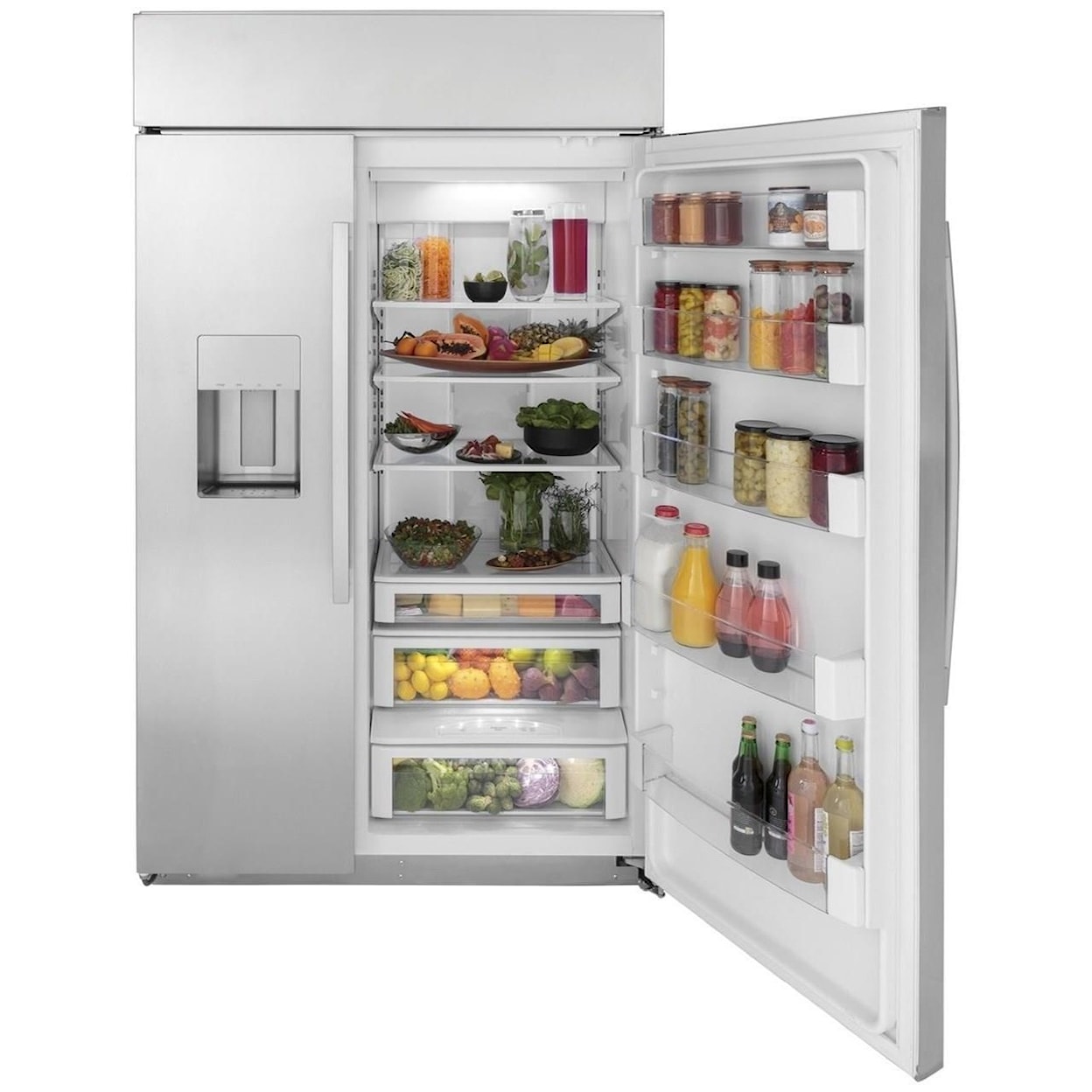 GE Appliances GE Profile Side-By-Side Refrigerators GE Profile™ Series 48" Smart Refrigerator