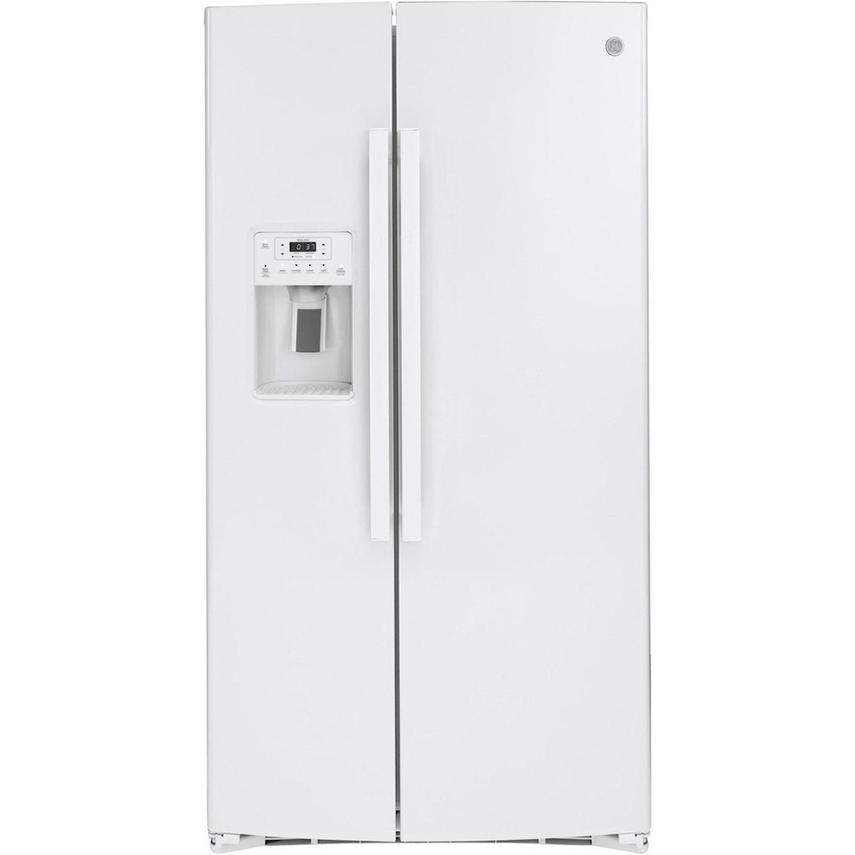 GE Appliances GE Series Side-By-Side Refrigerators GE® 25.1 Cu. Ft. Side-By-Side Refrigerator