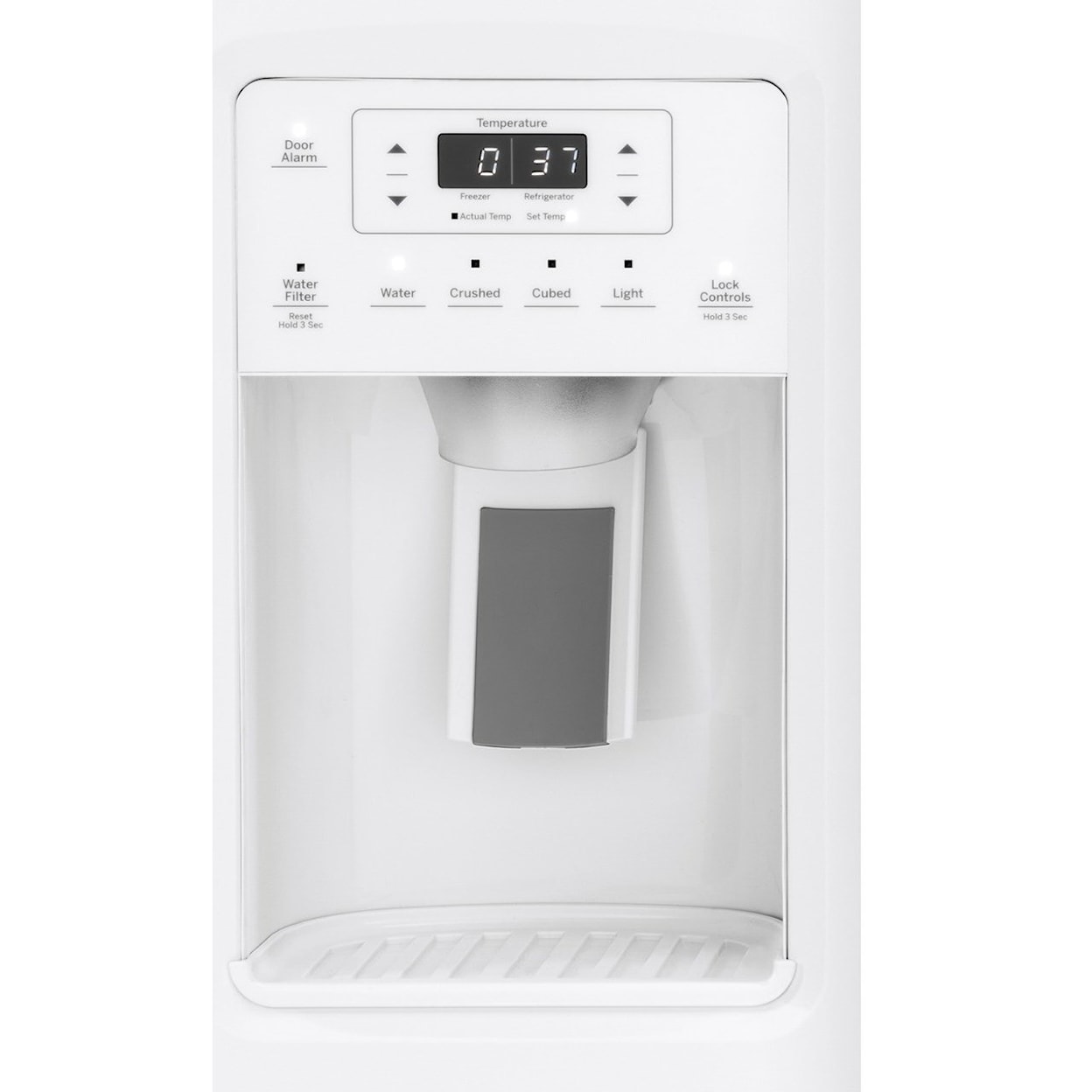 GE Appliances GE Series Side-By-Side Refrigerators GE® 25.3 Cu. Ft. Side-By-Side Refrigerator