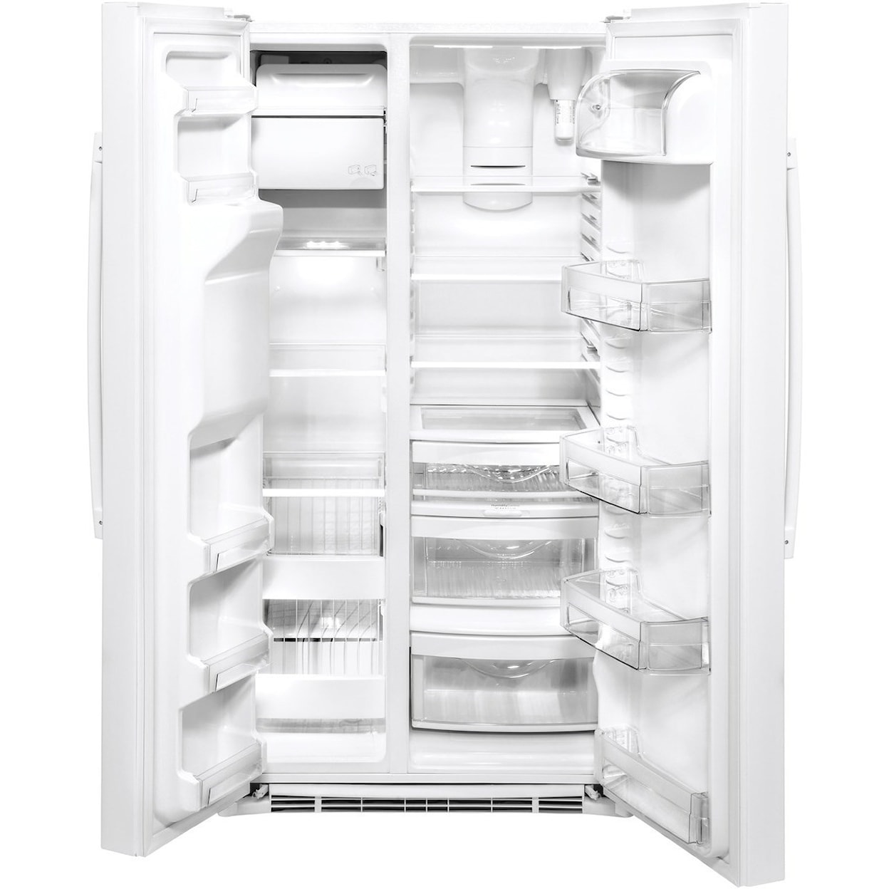 GE Appliances GE Series Side-By-Side Refrigerators GE® 25.1 Cu. Ft. Side-By-Side Refrigerator