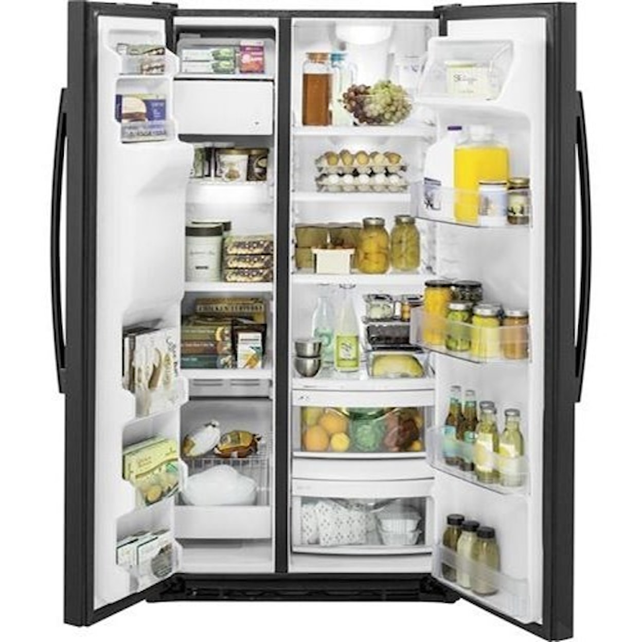 GE Appliances GE Series Side-By-Side Refrigerators GE 21.9 Cu. Ft.Counter-Depth Refrigerator