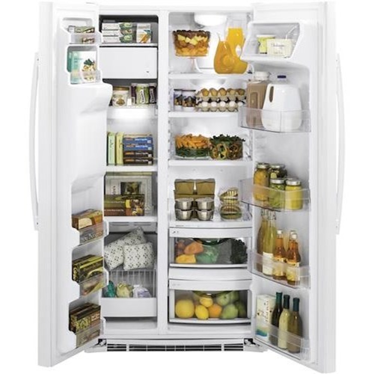 GE Appliances GE Series Side-By-Side Refrigerators GE 21.9 Cu. Ft.Counter-Depth Refrigerator