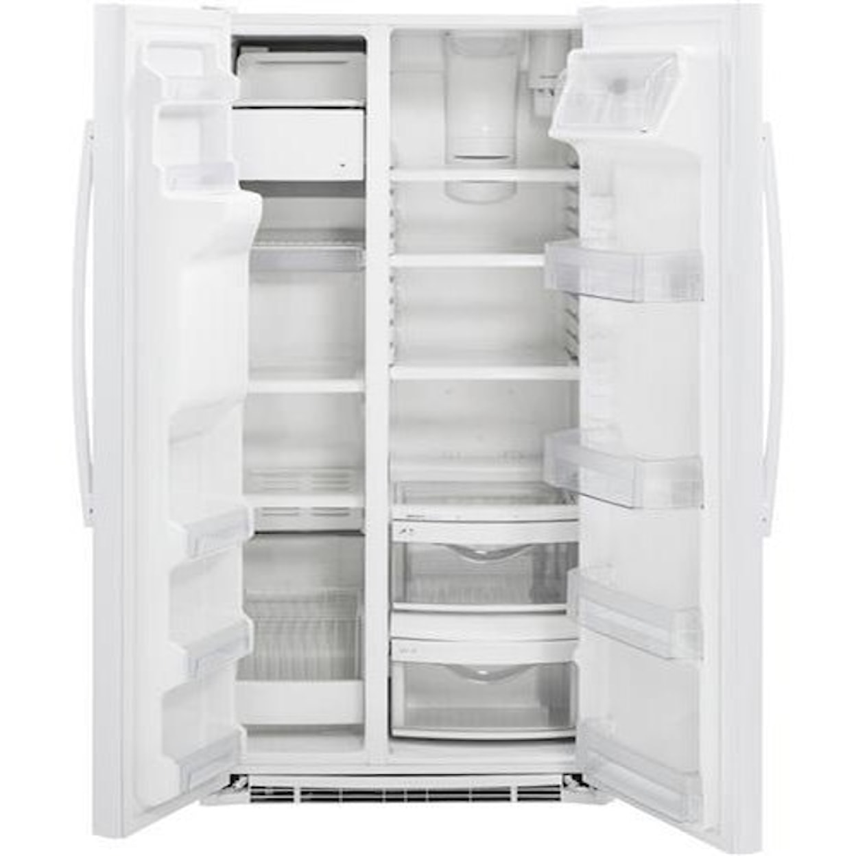 GE Appliances GE Series Side-By-Side Refrigerators GE 21.9 Cu. Ft.Counter-Depth Refrigerator