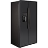 GE Appliances GE Series Side-By-Side Refrigerators GE® 21.8 Cu. Ft. Side-By-Side Refrigerator