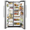 GE Appliances GE Series Side-By-Side Refrigerators GE® 21.8 Cu. Ft. Side-By-Side Refrigerator