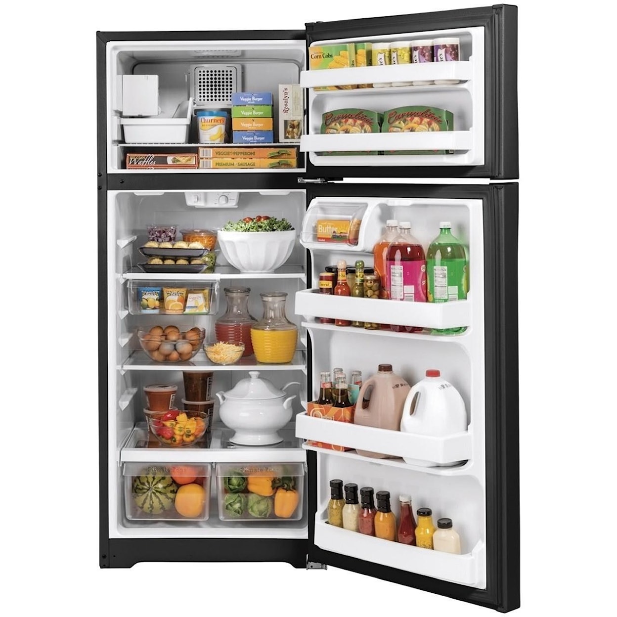 GE Appliances GE Top-Freezer Refrigerators GE® ENERGY STAR® 17.5 Cu. Ft. Top-Freezer Re