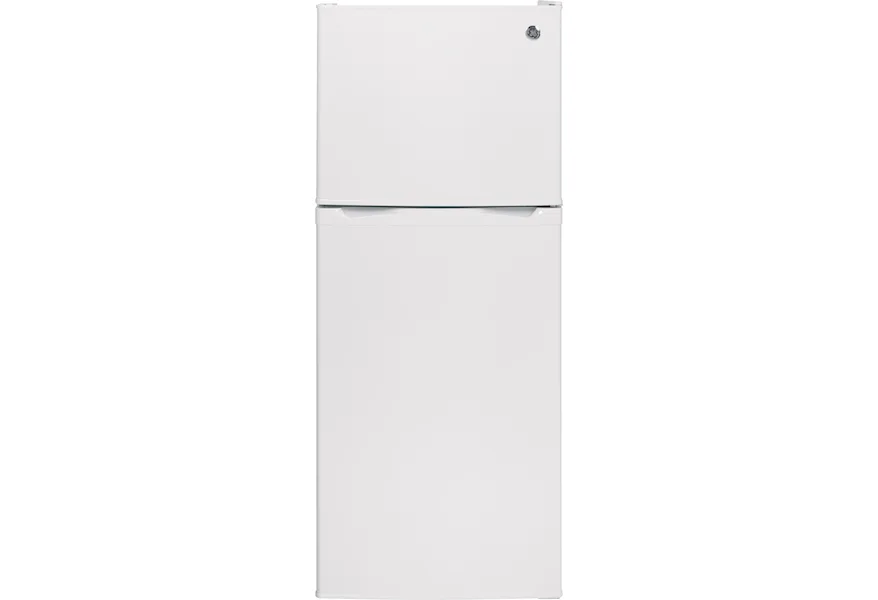 GE Top-Freezer Refrigerators ENERGY STAR® Top-Freezer Refrigerator by GE Appliances at Furniture and ApplianceMart