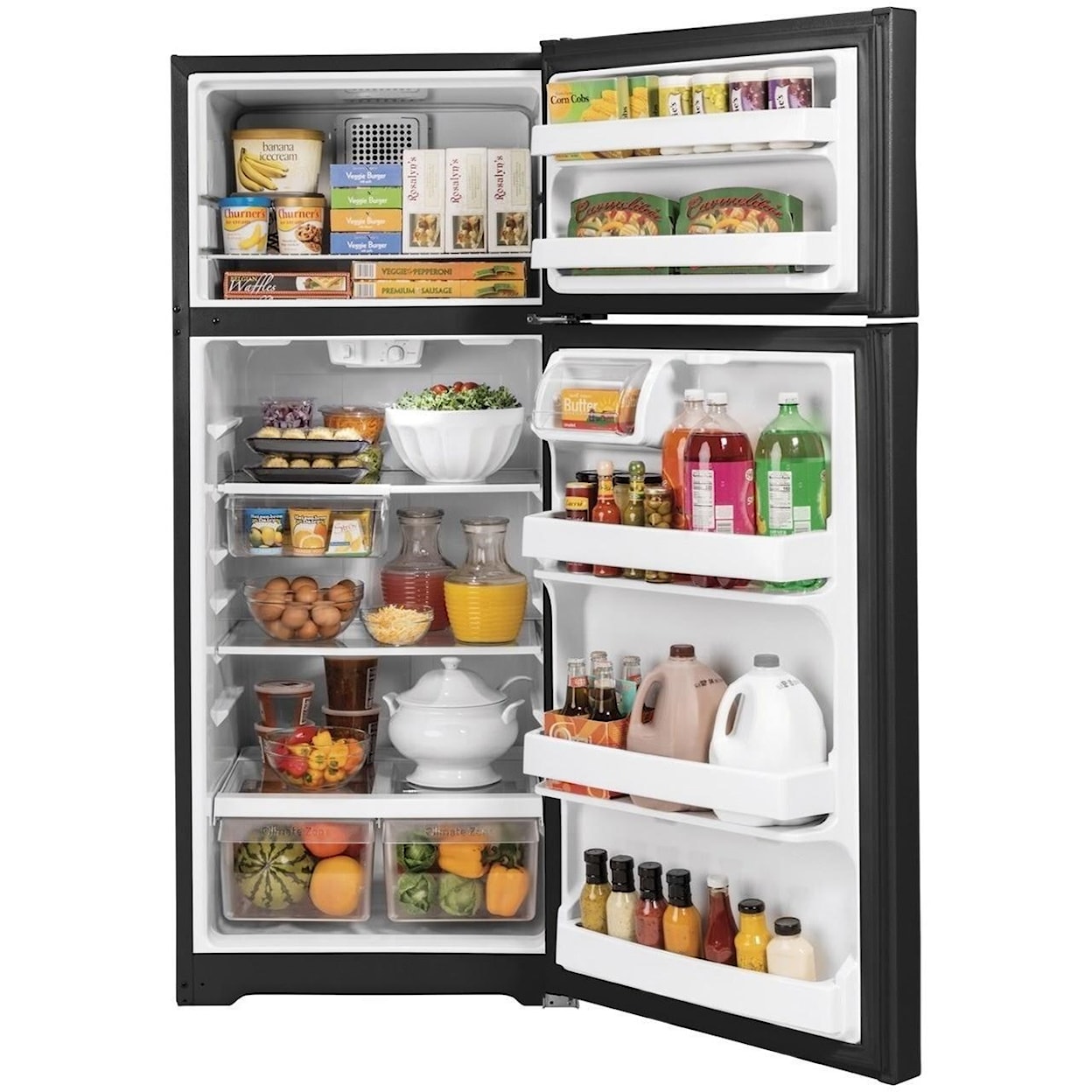 GE Appliances GE Top-Freezer Refrigerators GE® ENERGY STAR® 17.5 Cu. Ft. Top-Freezer Re