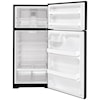 GE Appliances GE Top-Freezer Refrigerators 16.6 Cu. Ft. Black Top Freezer Refrigerator