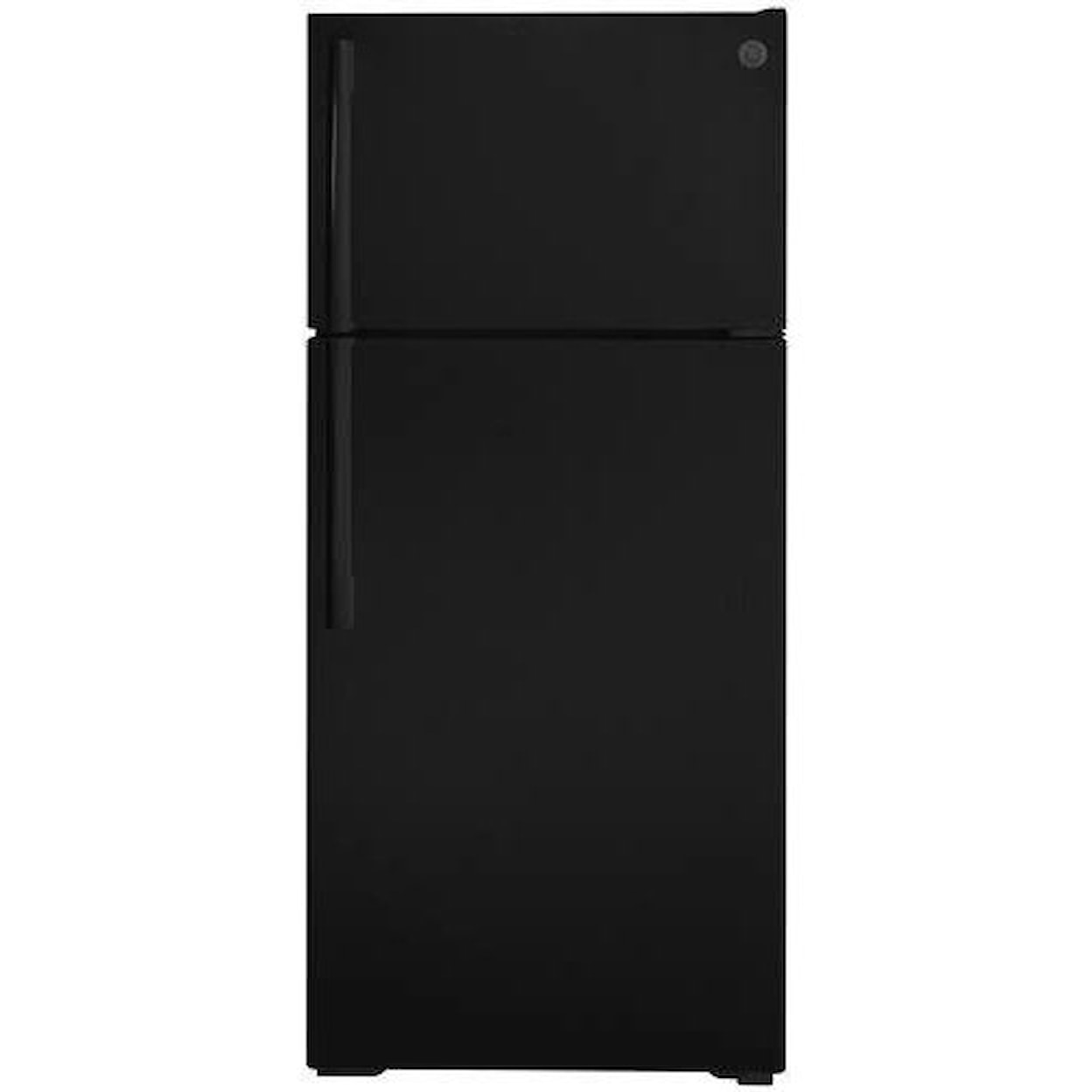 GE Appliances GE Top-Freezer Refrigerators 16.6 Cu. Ft. Black Top Freezer Refrigerator