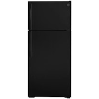 16.6 Cu. Ft. Black Top Freezer Refrigerator