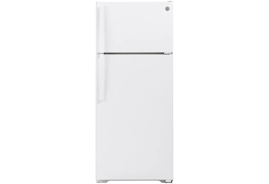 GE Top-Freezer Refrigerators GE® 17.5 Cu. Ft. Top-Freezer Refrigerator by GE Appliances at Furniture Fair - North Carolina