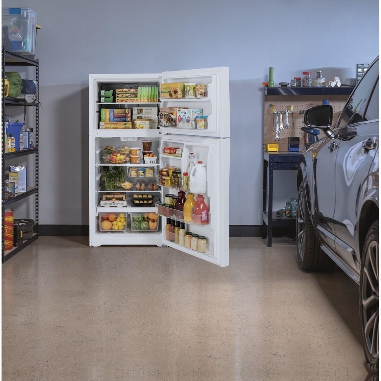 GE Appliances GE Top-Freezer Refrigerators GE® 19.2 Cu. Ft. Top-Freezer Refrigerator