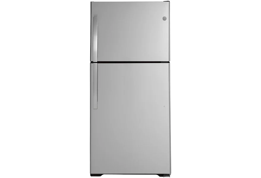 GE Top-Freezer Refrigerators GE® 19.2 Cu. Ft. Top-Freezer Refrigerator by GE Appliances at Furniture Fair - North Carolina