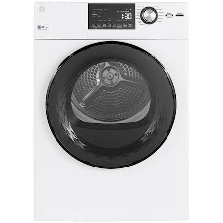 GE® 24" 4.3 Cu.Ft. Front Load Vented Electric Dryer with Stainless Steel Basket