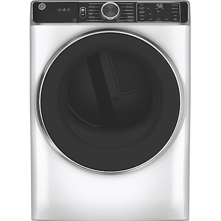 GE® 7.8 cu. ft. Capacity Smart Front Load Electric Dryer with Steam