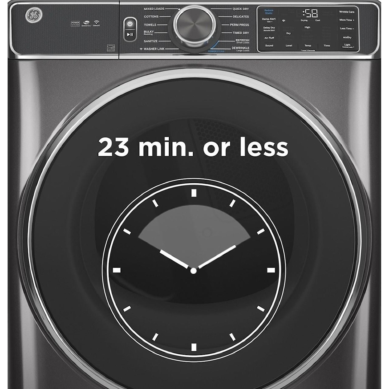 GE Appliances Home Laundry GE® 7.8 cu. ft. Capacity Electric Dryer