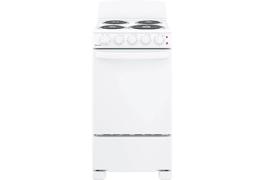 Hotpoint Range Hotpoint® 20" Free-Standing Electric Range by GE Appliances at VanDrie Home Furnishings