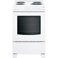 Hotpoint® 24" Electric Free-Standing Front-Control Range