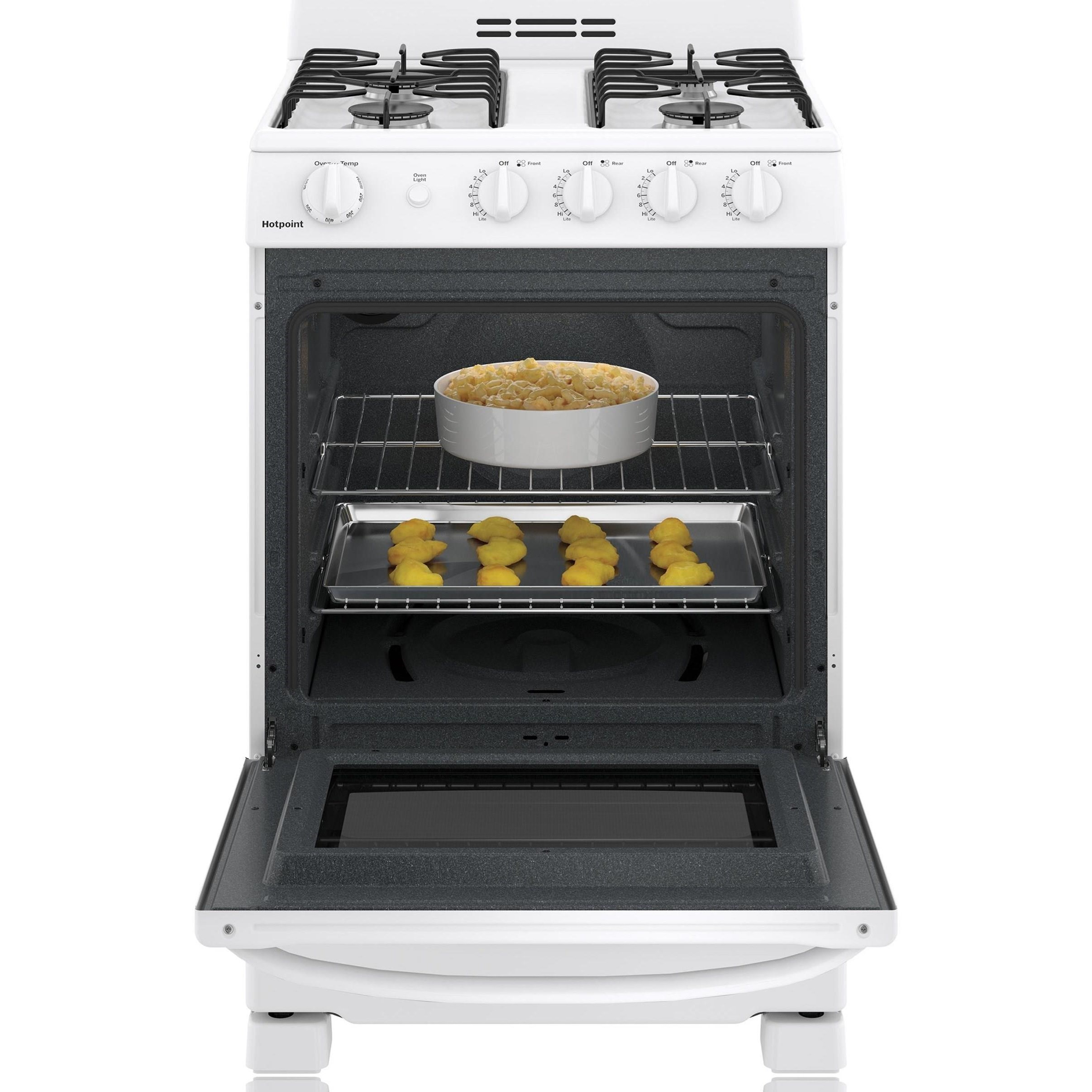 GE Appliances Hotpoint Range Hotpoint® 24" Free-Standing Gas Range