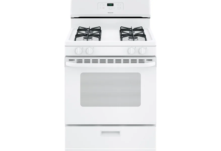 Hotpoint Range Hotpoint® 30" Free-Standing Gas Range by GE Appliances at VanDrie Home Furnishings