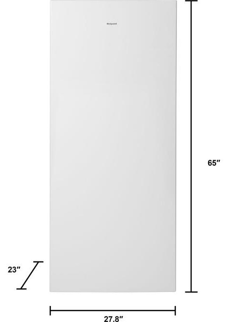 GE Appliances Upright Freezer 13 Cu. Ft Upright Freezer HUF13STRWW