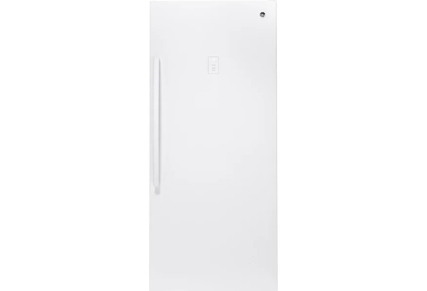 Upright Freezer 21.3 Cu. Ft. Upright Freezer by GE Appliances at VanDrie Home Furnishings