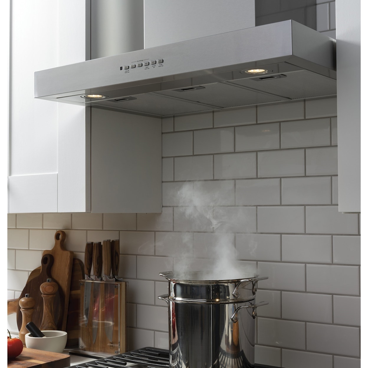 GE Appliances Ventilation Hoods 30” Designer Wall Mount Hood 
