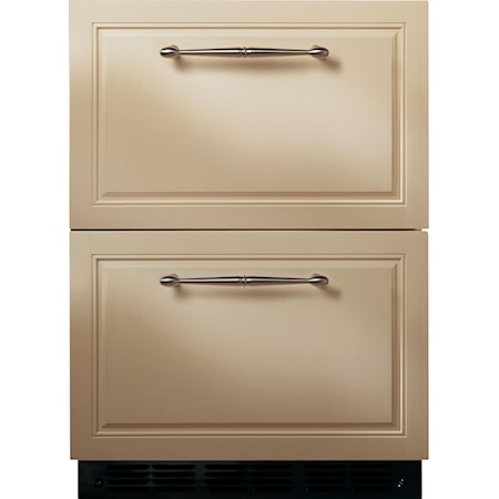 24" Built-In Double-Drawer Refrigerator