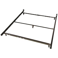 5 Leg Queen Low Profile Bed Frame With Glides