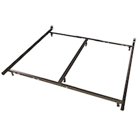 6 Leg Queen/King/Cal King Low Profile Bed Frame With Glides