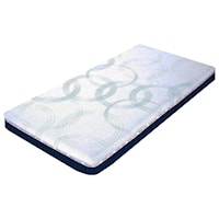 Full Blue 7" Gel Memory Foam Mattress and Free Pillow