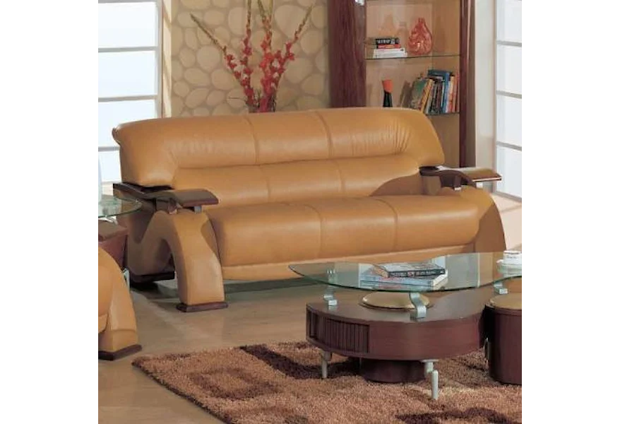 2033 Contemporary Sofa by Global Furniture at Nassau Furniture and Mattress