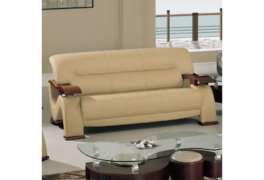 2033 Contemporary Sofa by Global Furniture at Nassau Furniture and Mattress