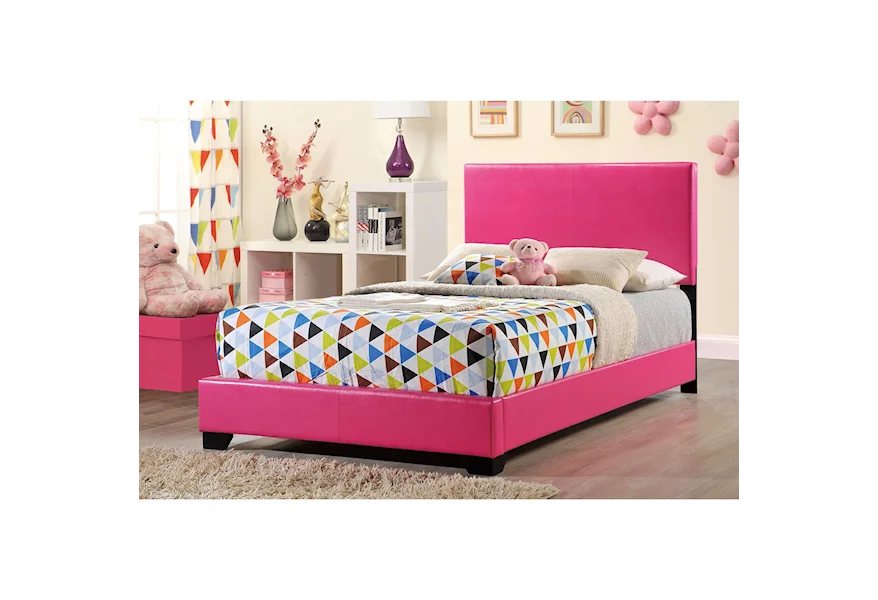8103 Upholstered Full Bed by Global Furniture at Corner Furniture